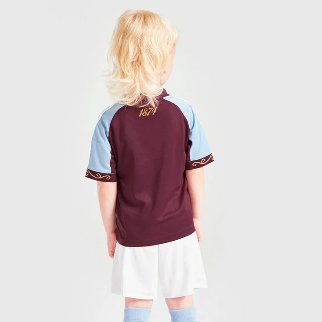 Camisa Aston Villa Kit Infantil 2025/26 Home