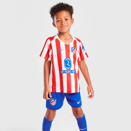 Camisa Atletico Madrid Kit Infantil 2025/26 Home