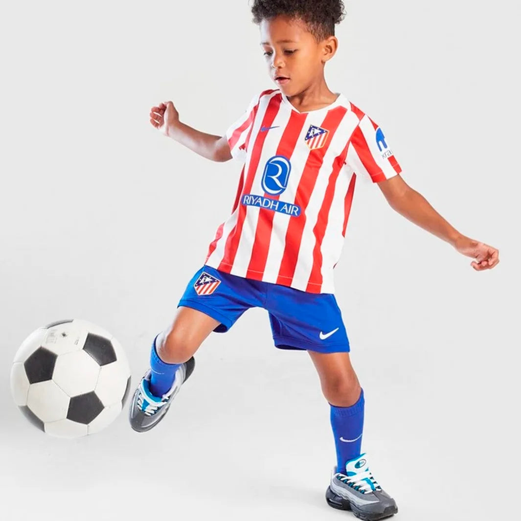 Camisa Atletico Madrid Kit Infantil 2025/26 Home