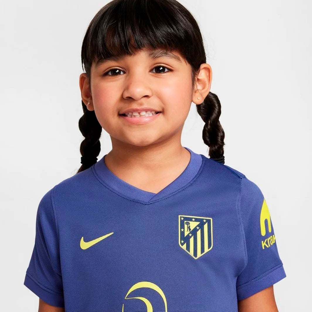 Camisa Atletico Madrid Kit Infantil 2025/26 Away