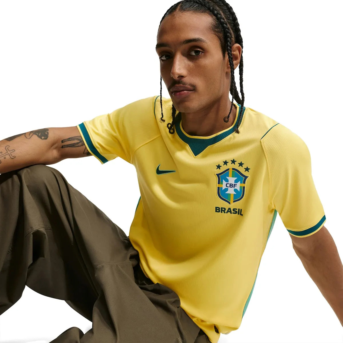 Camisa Brasil Nike I 2026/27 Torcedor Masculina