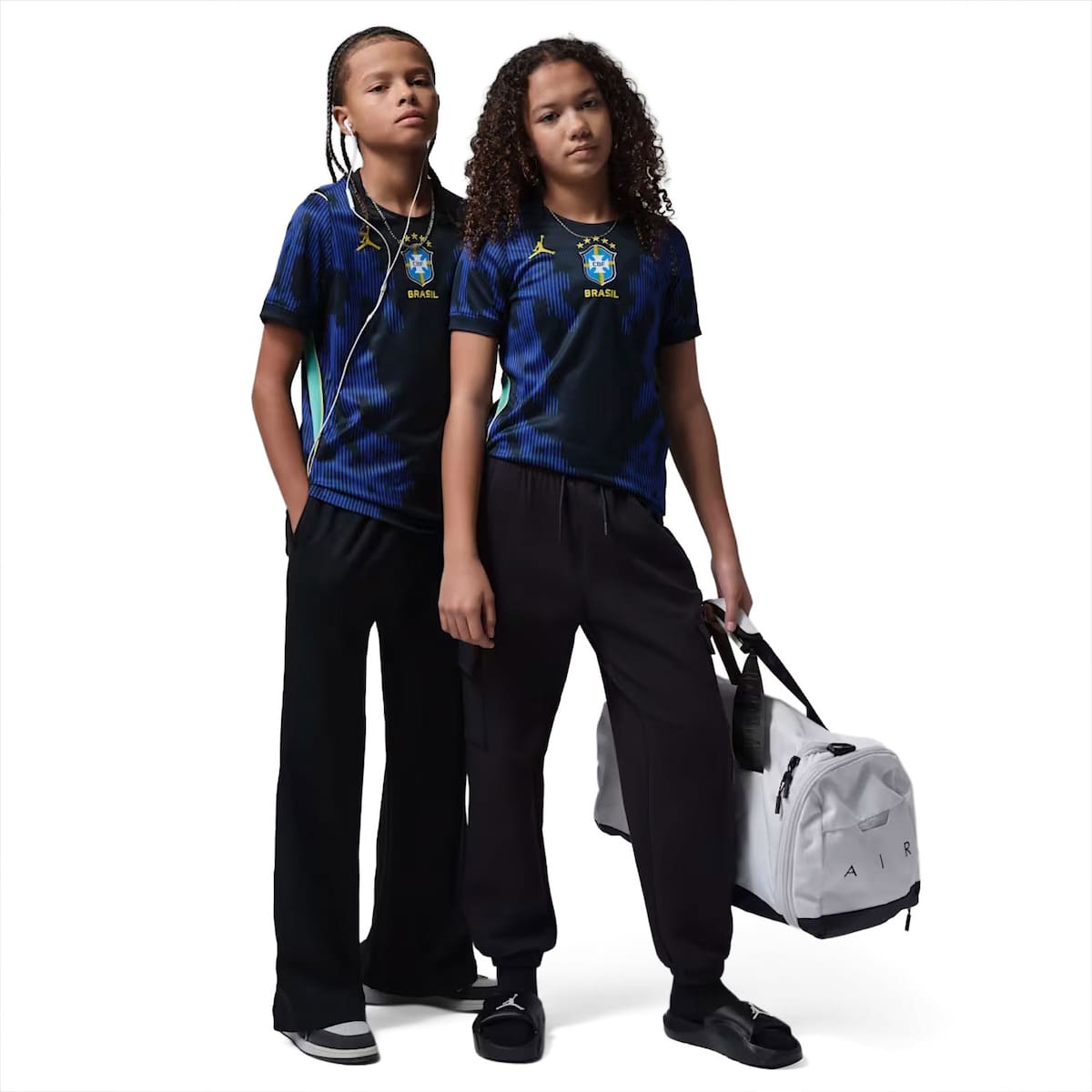 Conjunto Infantil Seleção Brasileira x Jordan 2026/27 II