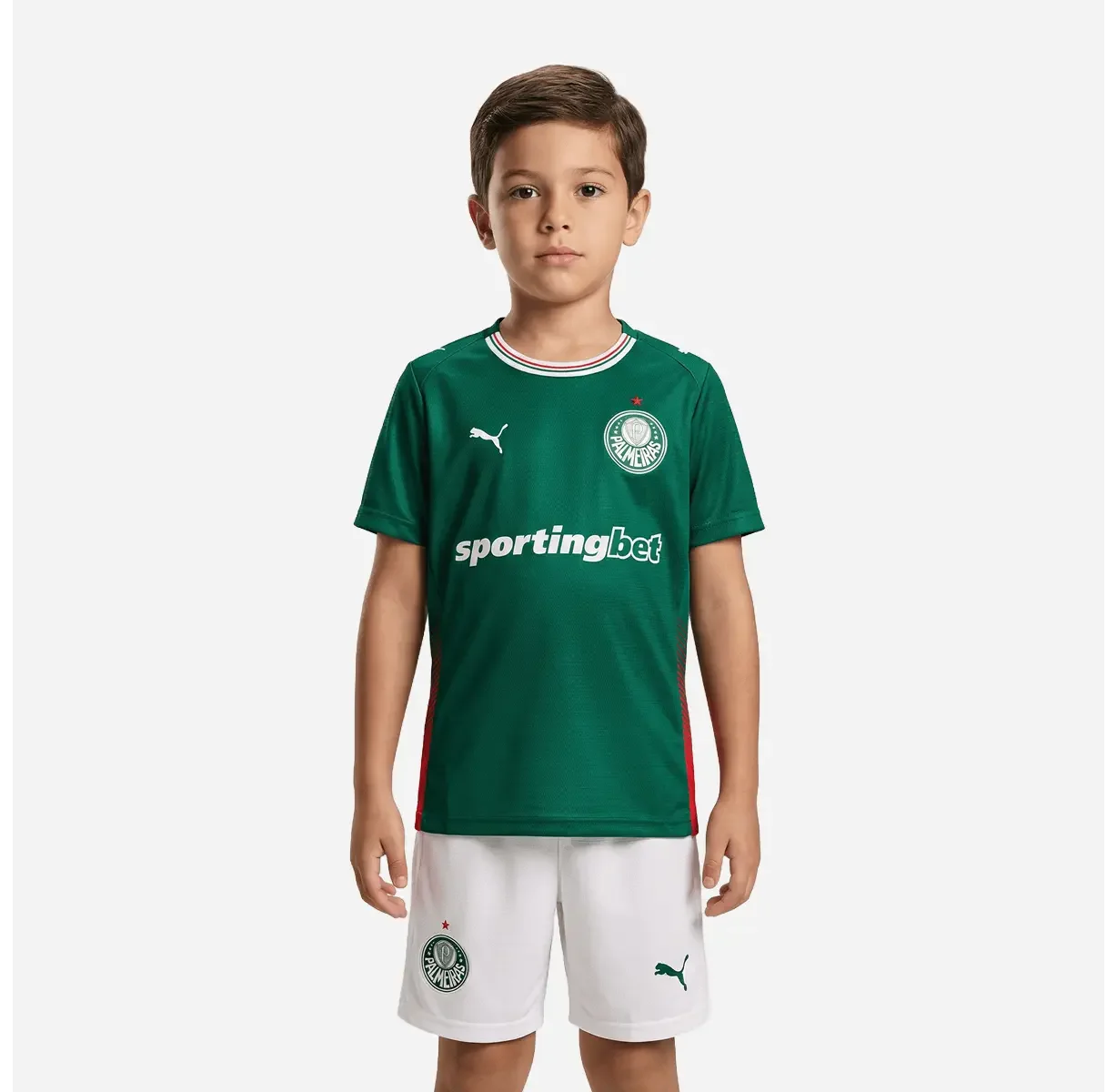 Conjunto Infantil Puma Palmeiras 2026/27 I