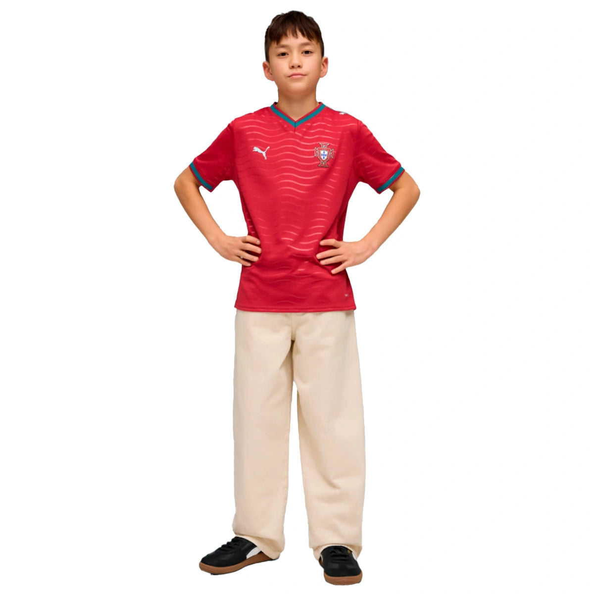 Camisa Portugal Kit Infantil 2026/27 Home