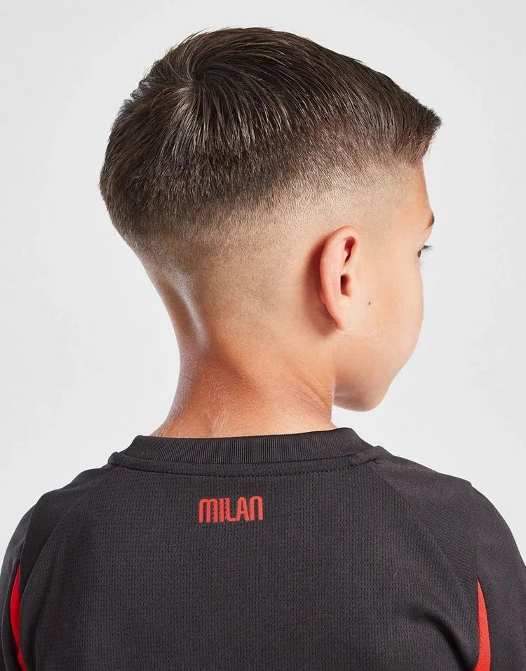Camisa AC Milan Kit Infantil 2025/26 Home