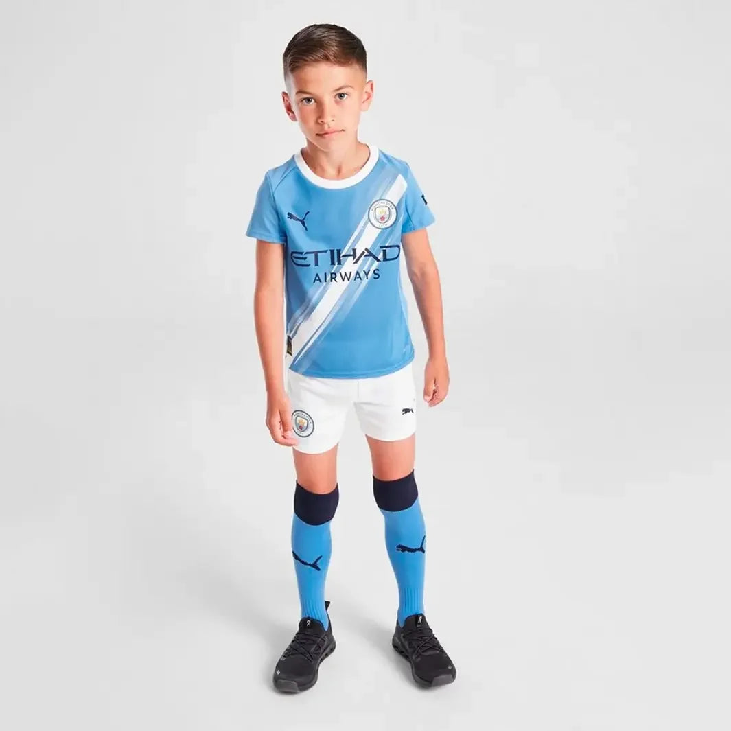 Conjunto Infantil do Manchester City 2025/26 -Home